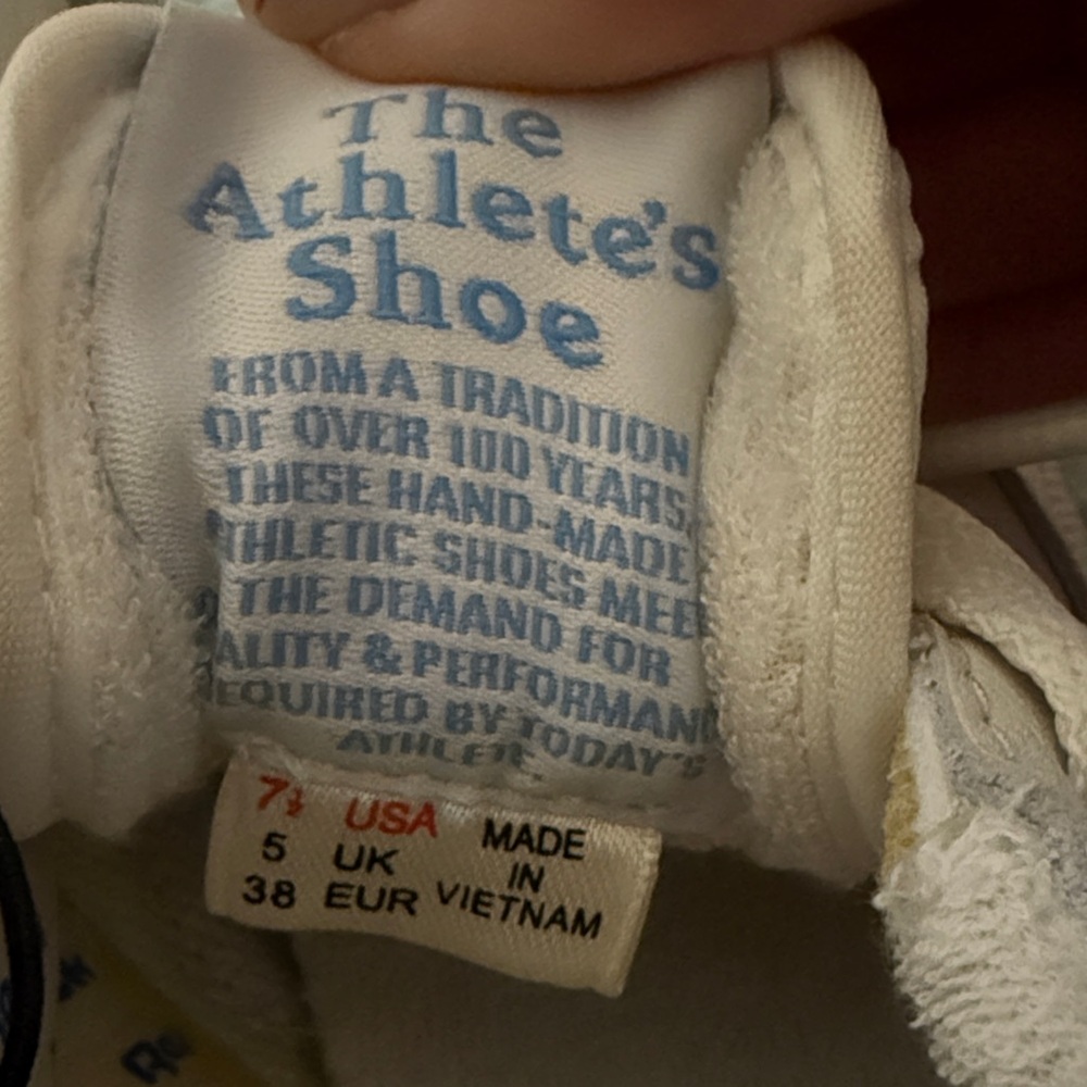 Reebok CLUB C 85 VINTAGE CO Women Leather Sneakers -Chalk/Blue-Size 7.5-NWT - Picture 11 of 14